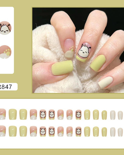 Elegant Minimalist Press-On Nail Set (24pcs) (DESIGN 7250)