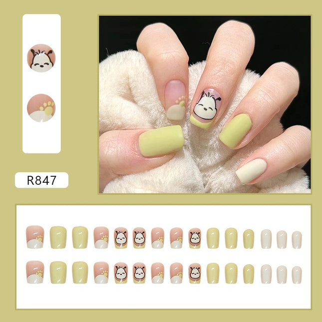 Elegant Minimalist Press-On Nail Set (24pcs) (DESIGN 7250)