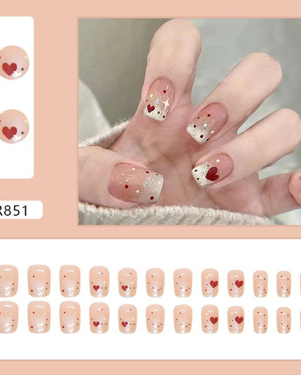 Elegant Minimalist Press-On Nail Set (24pcs) (DESIGN 7253)