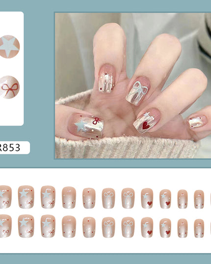 Elegant Minimalist Press-On Nail Set (24pcs) (DESIGN 7254)