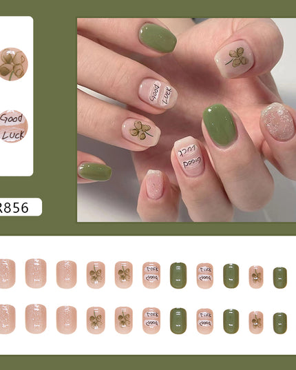 Elegant Minimalist Press-On Nail Set (24pcs) (DESIGN 7256)