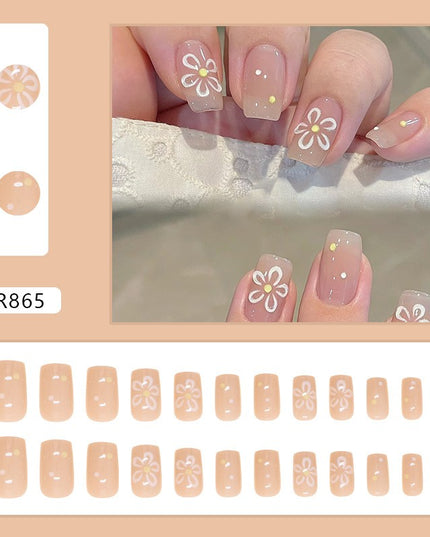 Elegant Minimalist Press-On Nail Set (24pcs) (DESIGN 7264)