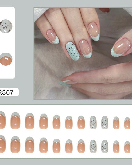 Elegant Minimalist Press-On Nail Set (24pcs) (DESIGN 7266)
