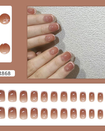 Elegant Minimalist Press-On Nail Set (24pcs) (DESIGN 7267)