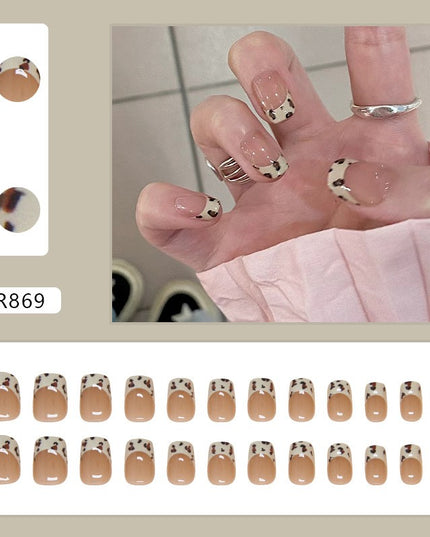 Elegant Minimalist Press-On Nail Set (24pcs) (DESIGN 7268)