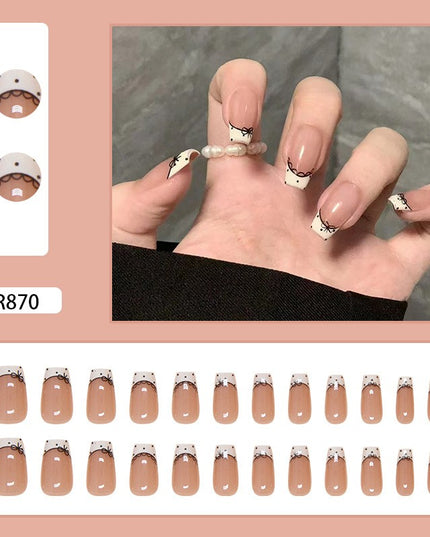 Elegant Minimalist Press-On Nail Set (24pcs) (DESIGN 7269)