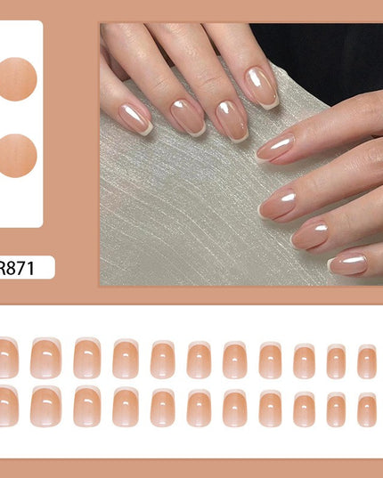 Elegant Minimalist Press-On Nail Set (24pcs) (DESIGN 7270)