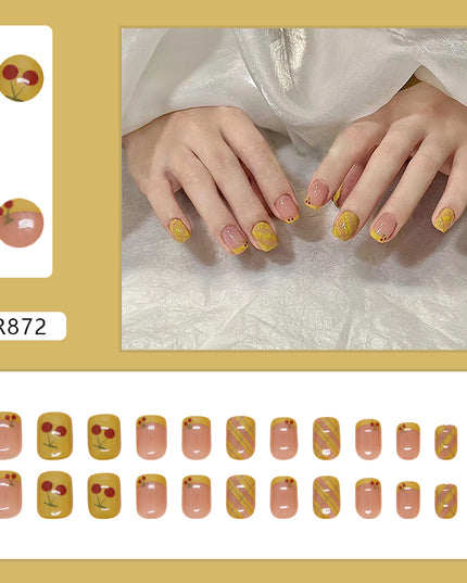 Elegant Minimalist Press-On Nail Set (24pcs) (DESIGN 7271)