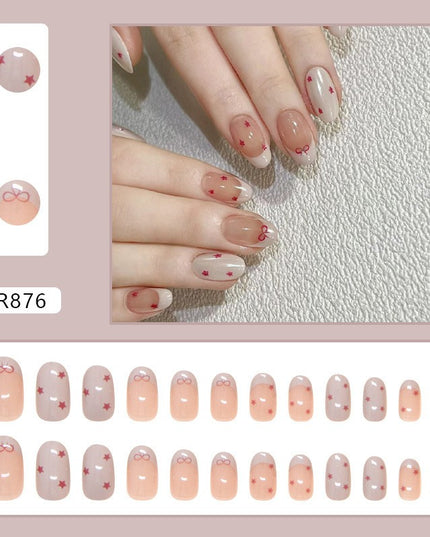 Elegant Minimalist Press-On Nail Set (24pcs) (DESIGN 7275)
