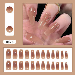Elegant Minimalist Press-On Nail Set (24pcs) (DESIGN 7277)