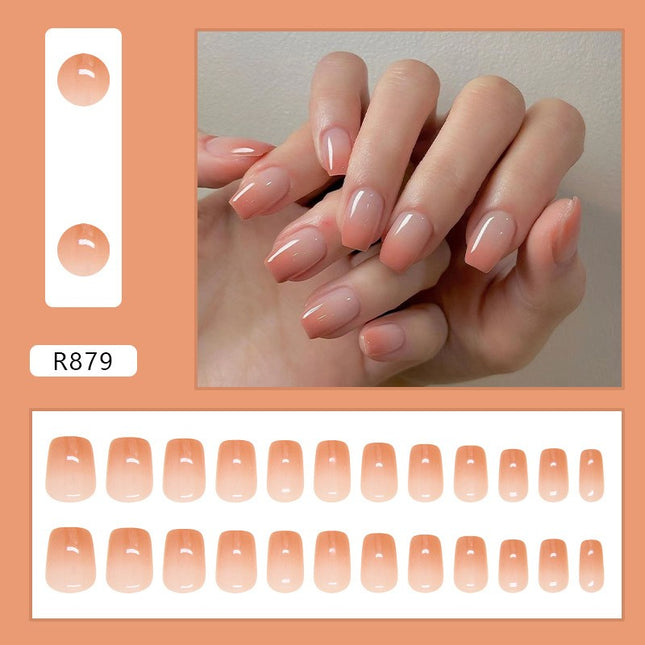 Elegant Minimalist Press-On Nail Set (24pcs) (DESIGN 7278)