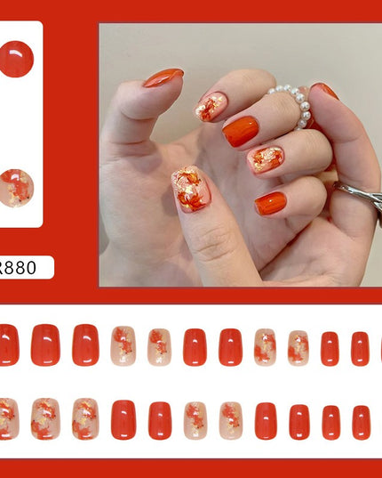 Elegant Minimalist Press-On Nail Set (24pcs) (DESIGN 7279)