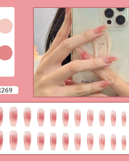 Elegant Minimalist Press-On Nail Set (24pcs) (DESIGN 7028)