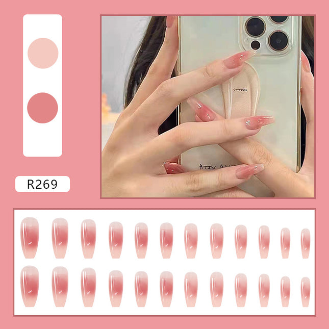 Elegant Minimalist Press-On Nail Set (24pcs) (DESIGN 7028)