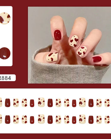 Elegant Minimalist Press-On Nail Set (24pcs) (DESIGN 7281)