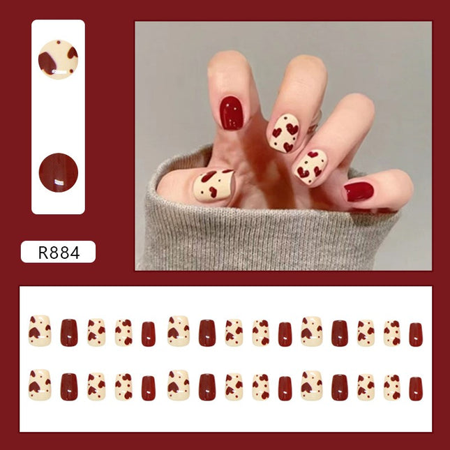 Elegant Minimalist Press-On Nail Set (24pcs) (DESIGN 7281)