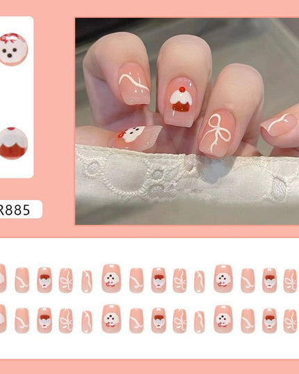 Elegant Minimalist Press-On Nail Set (24pcs) (DESIGN 7282)
