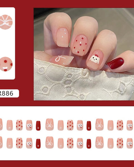 Elegant Minimalist Press-On Nail Set (24pcs) (DESIGN 7283)