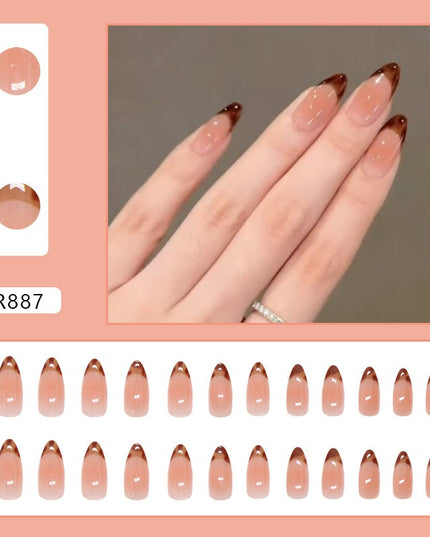 Elegant Minimalist Press-On Nail Set (24pcs) (DESIGN 7284)