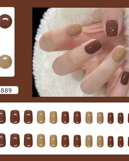 Elegant Minimalist Press-On Nail Set (24pcs) (DESIGN 7286)