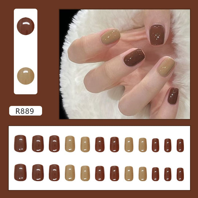 Elegant Minimalist Press-On Nail Set (24pcs) (DESIGN 7286)
