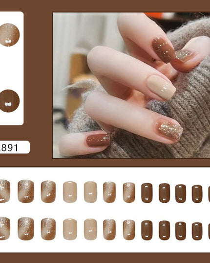 Elegant Minimalist Press-On Nail Set (24pcs) (DESIGN 7287)