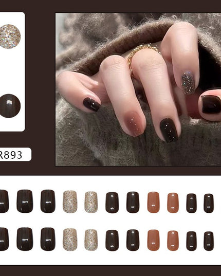 Elegant Minimalist Press-On Nail Set (24pcs) (DESIGN 7288)