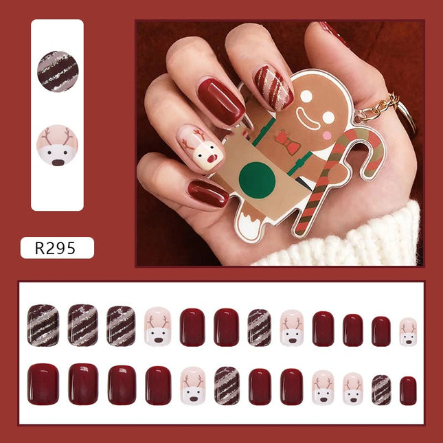 Elegant Minimalist Press-On Nail Set (24pcs) (DESIGN 7029)