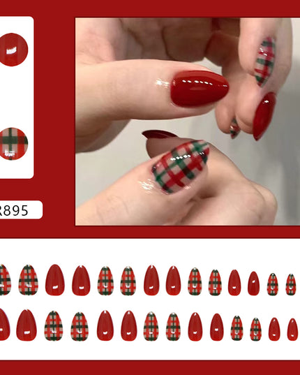 Elegant Minimalist Press-On Nail Set (24pcs) (DESIGN 7290)