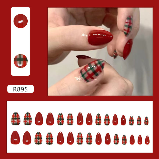 Elegant Minimalist Press-On Nail Set (24pcs) (DESIGN 7290)