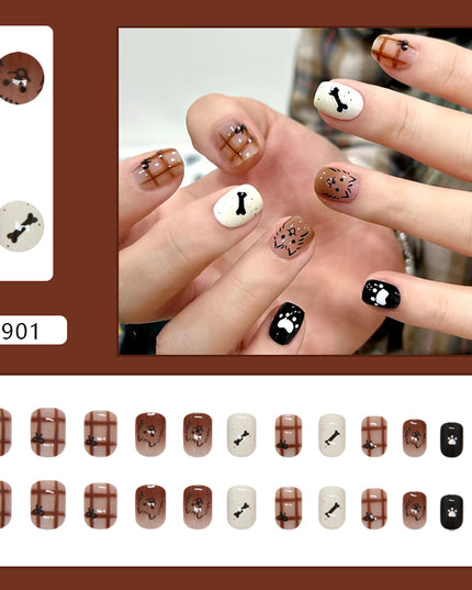 Elegant Minimalist Press-On Nail Set (24pcs) (DESIGN 7294)