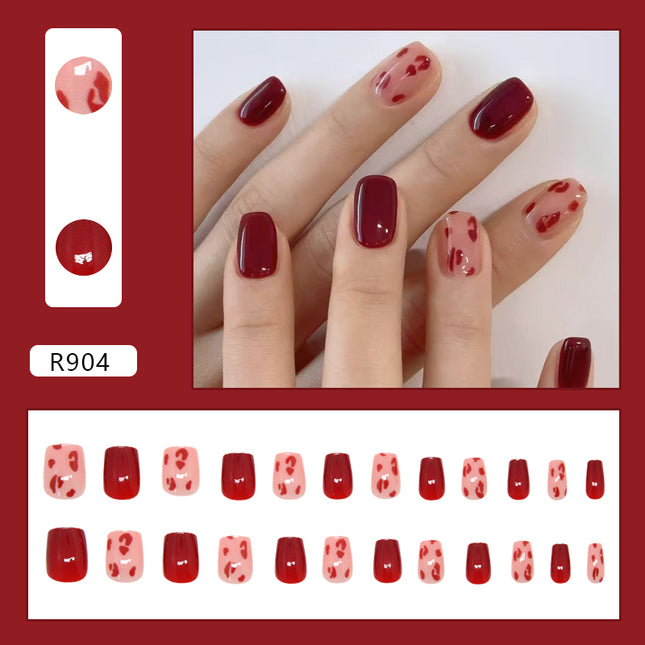 Elegant Minimalist Press-On Nail Set (24pcs) (DESIGN 7296)