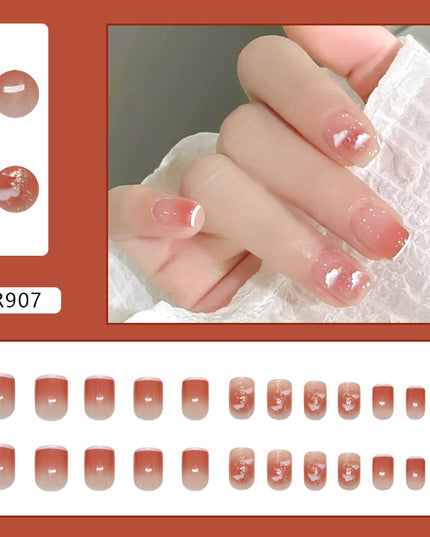 Elegant Minimalist Press-On Nail Set (24pcs) (DESIGN 7299)