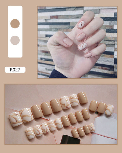 Elegant Minimalist Press-On Nail Set (24pcs) (DESIGN 7003)
