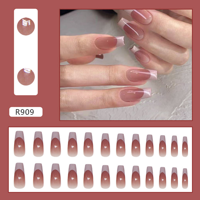 Elegant Minimalist Press-On Nail Set (24pcs) (DESIGN 7301)