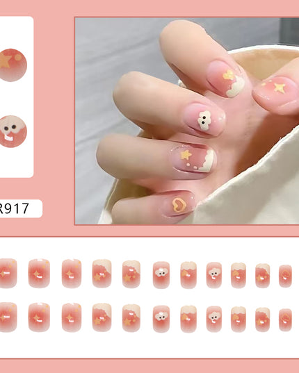 Elegant Minimalist Press-On Nail Set (24pcs) (DESIGN 7305)
