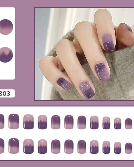 Elegant Minimalist Press-On Nail Set (24pcs) (DESIGN 7032)