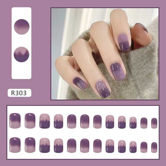 Elegant Minimalist Press-On Nail Set (24pcs) (DESIGN 7032)