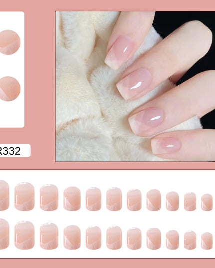 Elegant Minimalist Press-On Nail Set (24pcs) (DESIGN 7037)