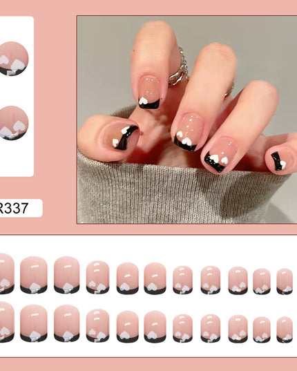 Elegant Minimalist Press-On Nail Set (24pcs) (DESIGN 7039)