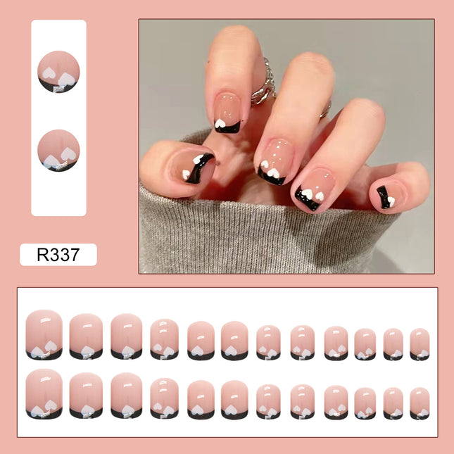 Elegant Minimalist Press-On Nail Set (24pcs) (DESIGN 7039)