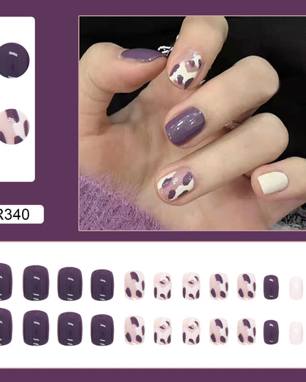 Elegant Minimalist Press-On Nail Set (24pcs) (DESIGN 7040)