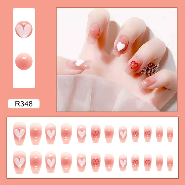 Elegant Minimalist Press-On Nail Set (24pcs) (DESIGN 7042)