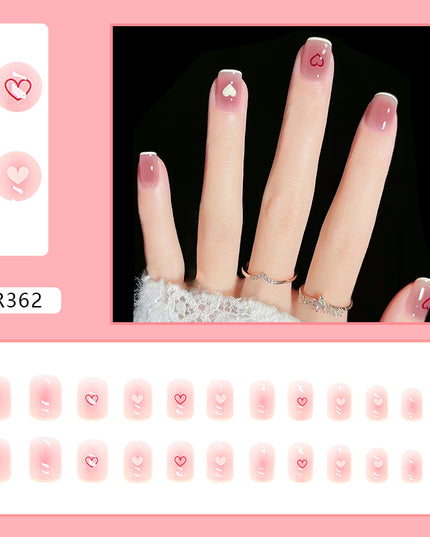 Elegant Minimalist Press-On Nail Set (24pcs) (DESIGN 7044)