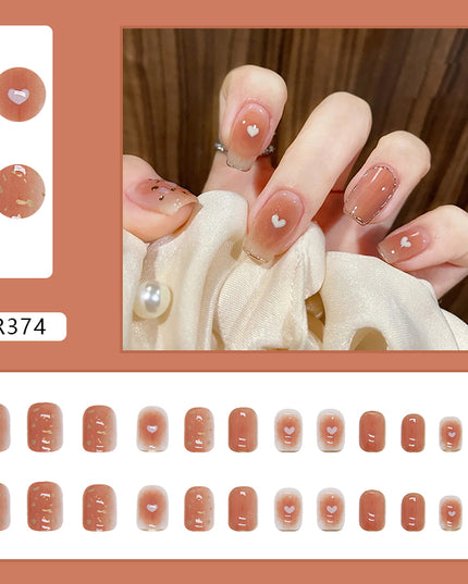 Elegant Minimalist Press-On Nail Set (24pcs) (DESIGN 7046)