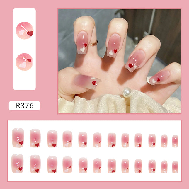 Elegant Minimalist Press-On Nail Set (24pcs) (DESIGN 7047)