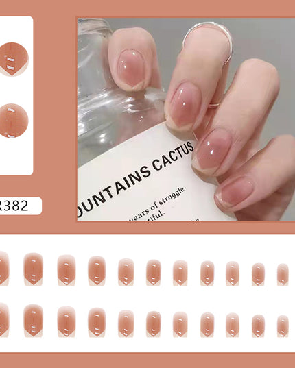 Elegant Minimalist Press-On Nail Set (24pcs) (DESIGN 7048)