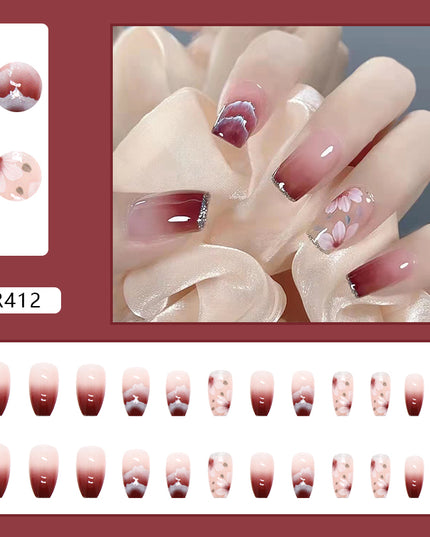 Elegant Minimalist Press-On Nail Set (24pcs) (DESIGN 7053)