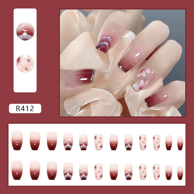 Elegant Minimalist Press-On Nail Set (24pcs) (DESIGN 7053)