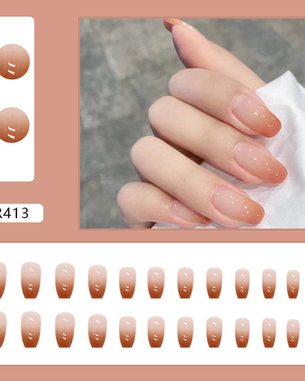 Elegant Minimalist Press-On Nail Set (24pcs) (DESIGN 7054)